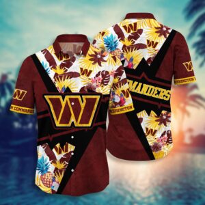 Washington Commanders High Season NFL Football Team Hawaiian Shirt