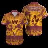 Washington Commanders Island Sunset Hawaiian Shirt