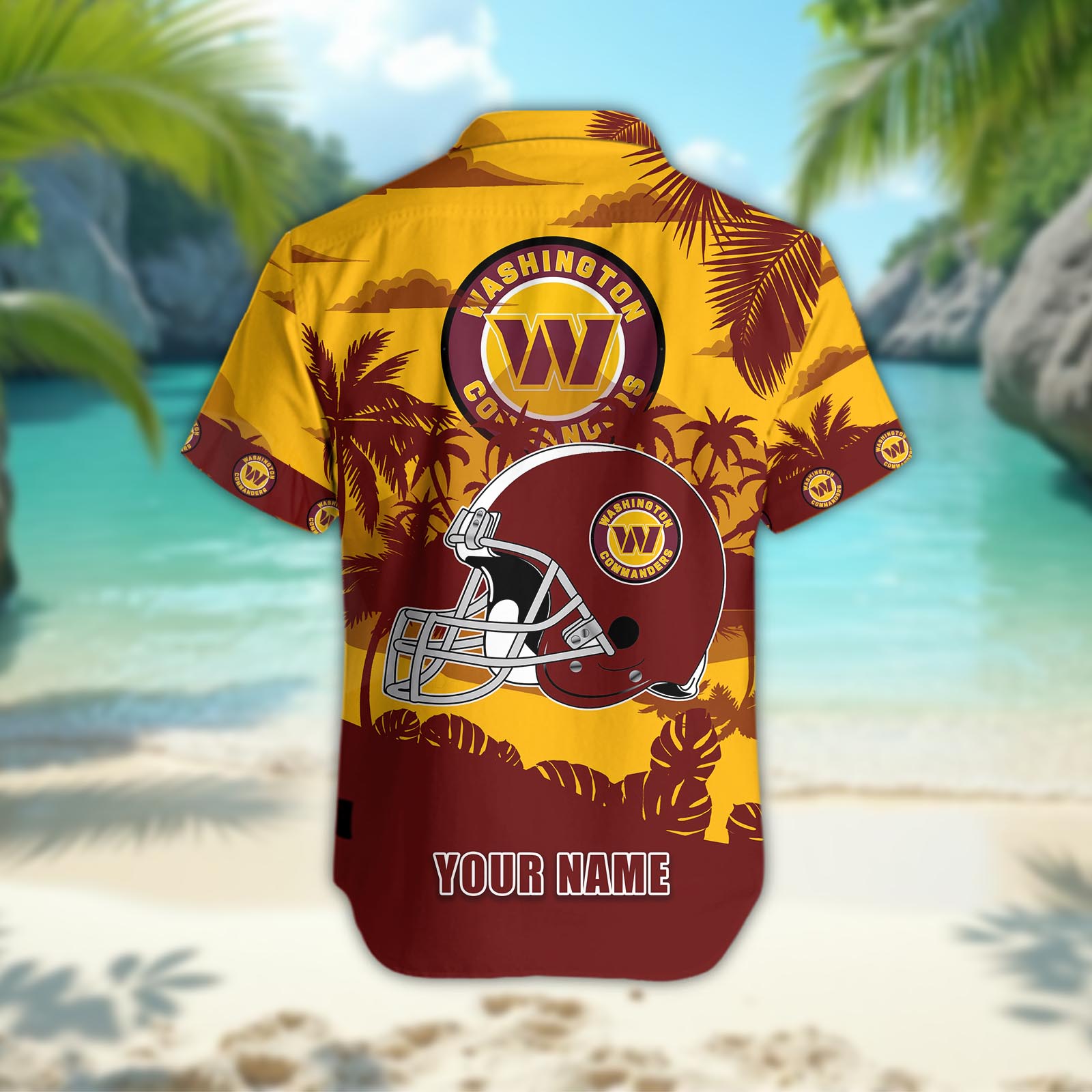 Washington-Commanders-Personalized-Hawaiian-Shirt-Custom-Name-2