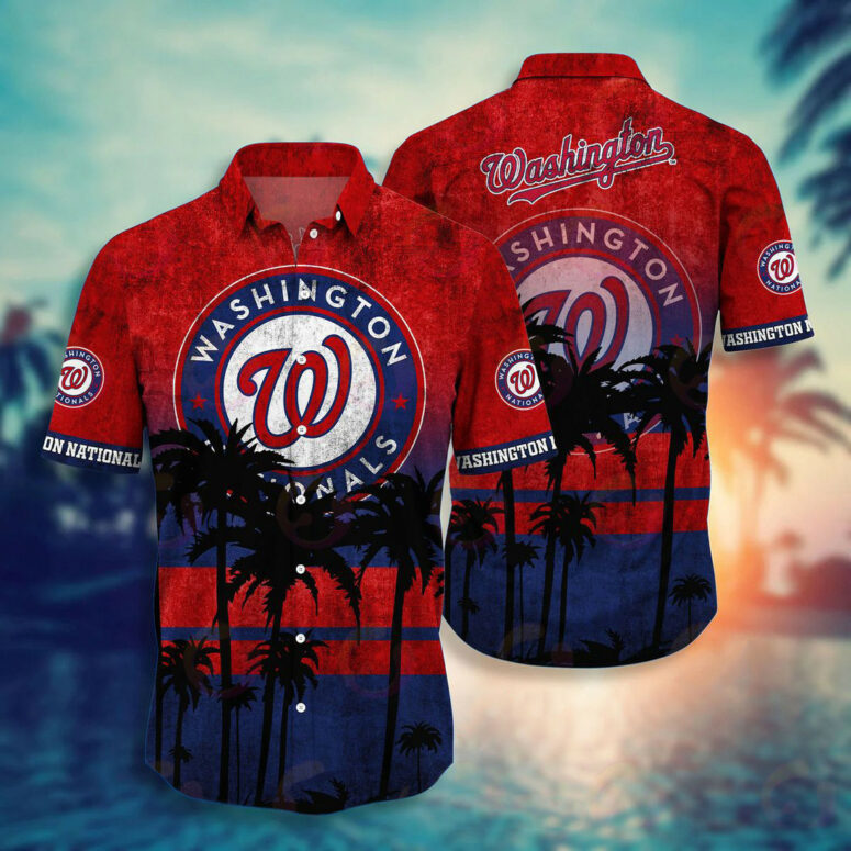 Washington Nationals Capital Paradise Hawaiian Shirt Washington Nationals Capital Paradise Hawaiian Shirt