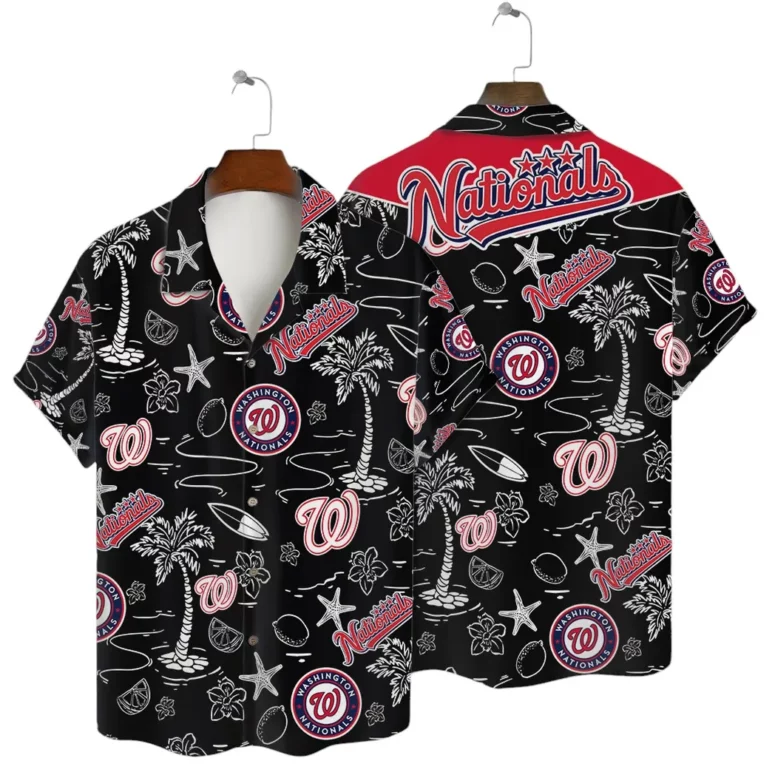 Washington Nationals Island Paradise Hawaiian Shirt Washington Nationals Island Paradise Hawaiian Shirt