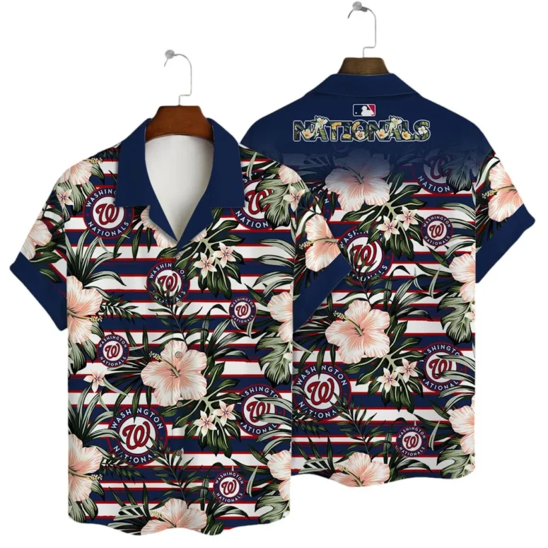 Washington Nationals Paradise Cove Hawaiian Shirt Washington Nationals Paradise Cove Hawaiian Shirt
