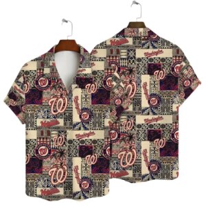 Washington Nationals Summer Breeze Hawaiian Shirt