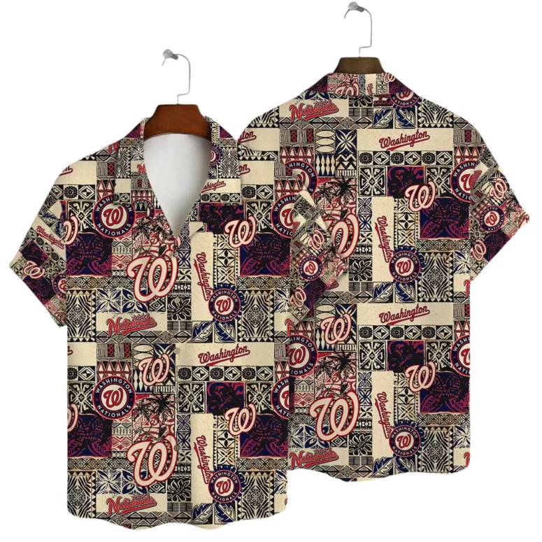 Washington Nationals Summer Breeze Hawaiian Shirt Washington Nationals Summer Breeze Hawaiian Shirt