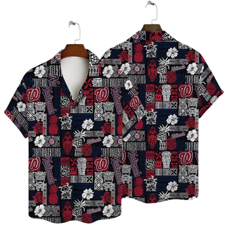 Washington Nationals Tropical Haven Hawaiian Shirt Washington Nationals Tropical Haven Hawaiian Shirt