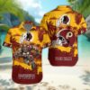 Washington Redskin Personalized Hawaiian Shirt ??Custom Name