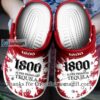 1800 Super Premium Tequila Red Crocs Gift