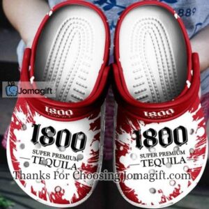 1800 Super Premium Tequila Red Crocs Gift