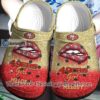 49Ers Gold Red Pattern Crocs Gift