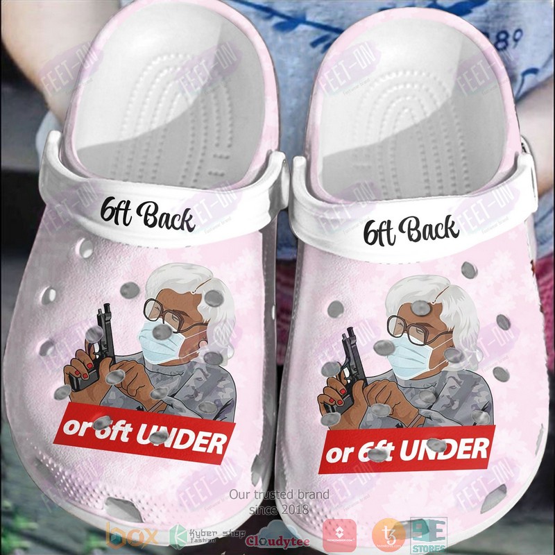 6Ft Back Or 6Ft Under Crocband Crocs Clog Shoes 6Ft Back Or 6Ft Under Crocband Crocs Clog Shoes