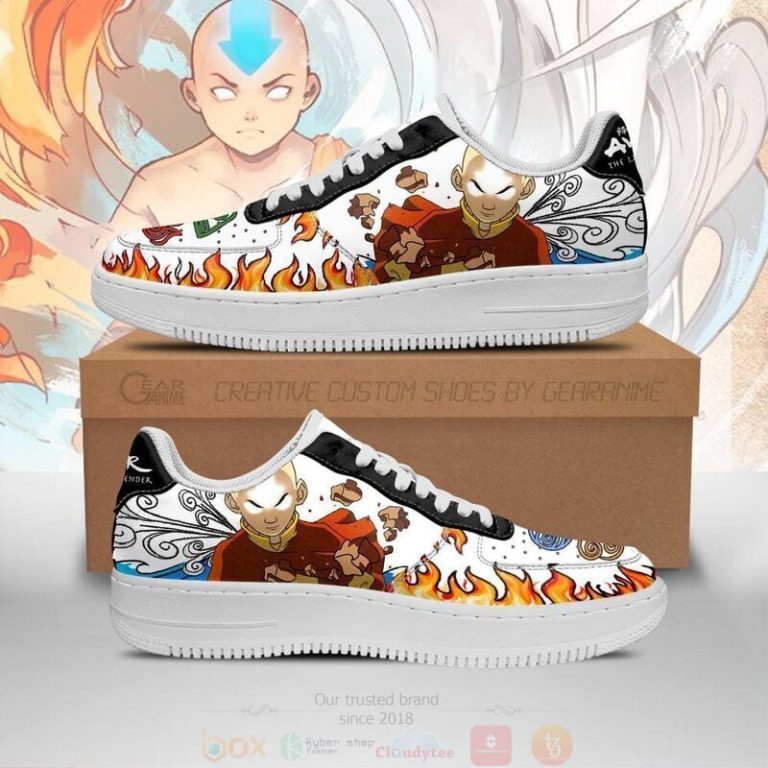 Aang-Avatar-Airbender-Four-Nation-Tribes-Avatar-Anime-Air-Force-Shoes-1