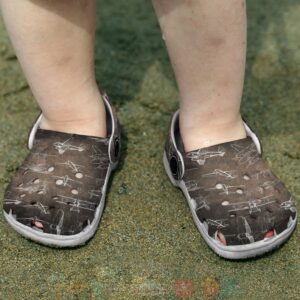 Airplane Patent Print Crocband Crocs Clog Shoes
