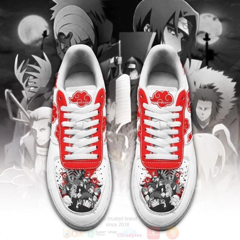 Akatsuki-Anime-White-Air-Force-Shoes-2
