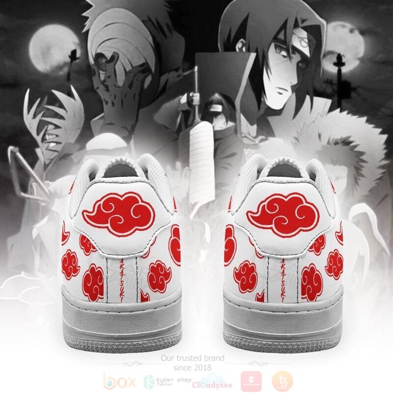 Akatsuki Anime White Air Force Shoes Akatsuki Anime White Air Force Shoes