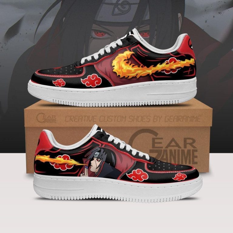 Akatsuki-Itachi-Fire-Ball-Jutsu-Anime-Air-Force-Shoes-1