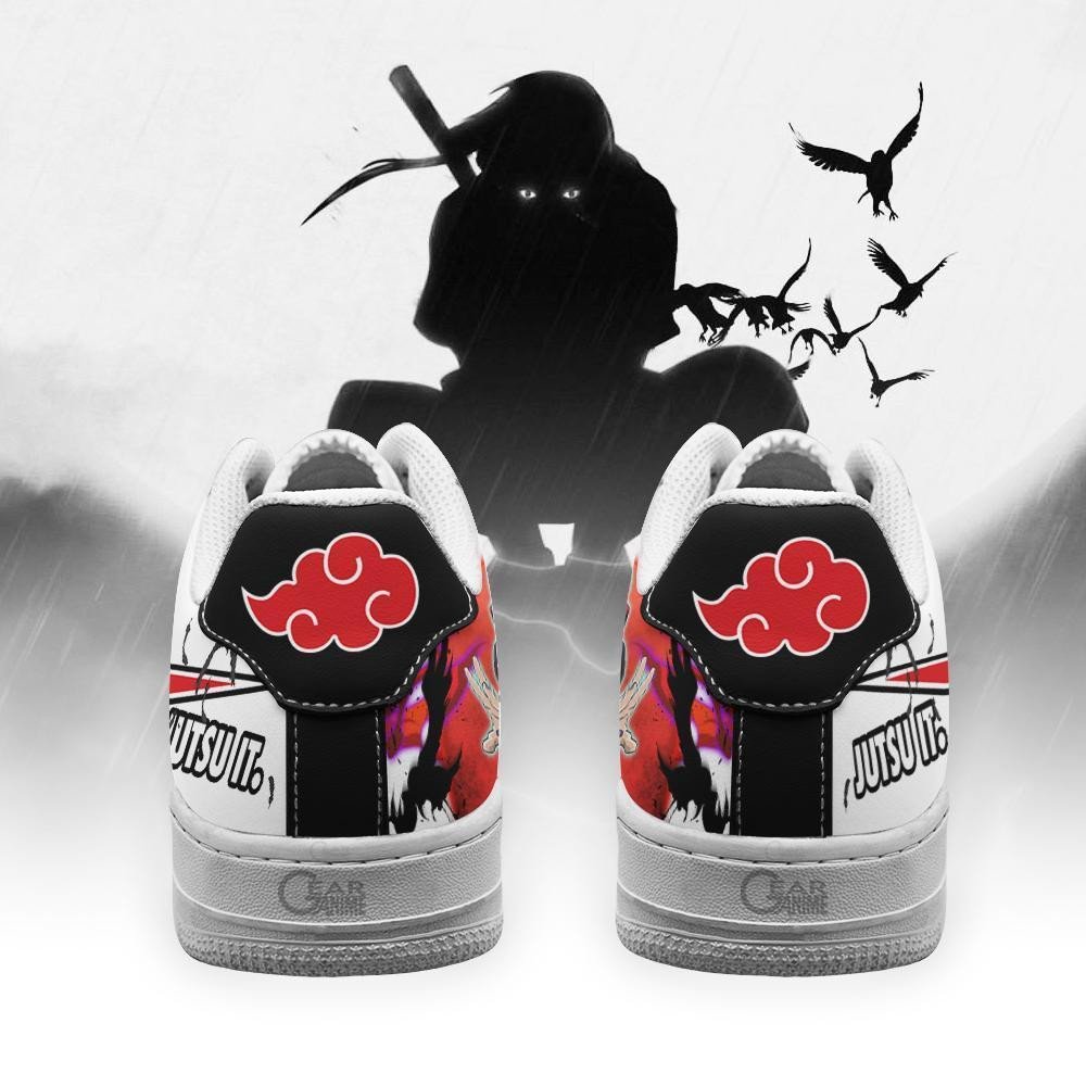 Akatsuki Itachi Just Jutsu It Anime Air Force Shoes Akatsuki Itachi Just Jutsu It Anime Air Force Shoes