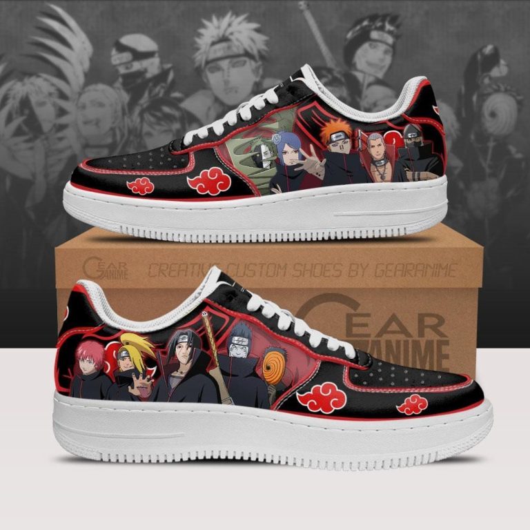 Akatsuki-Team-Naruto-Anime-Air-Force-Shoes-1