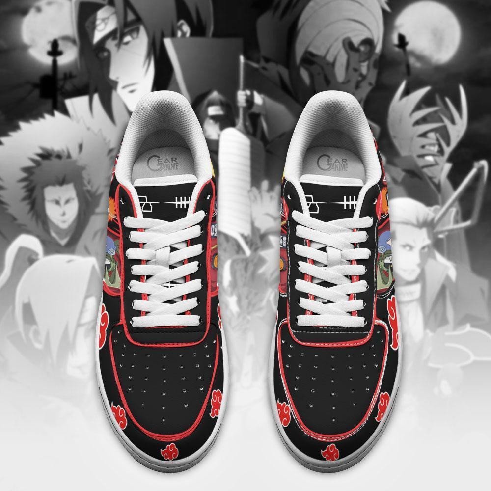 Akatsuki Team Naruto Anime Air Force Shoes Akatsuki Team Naruto Anime Air Force Shoes