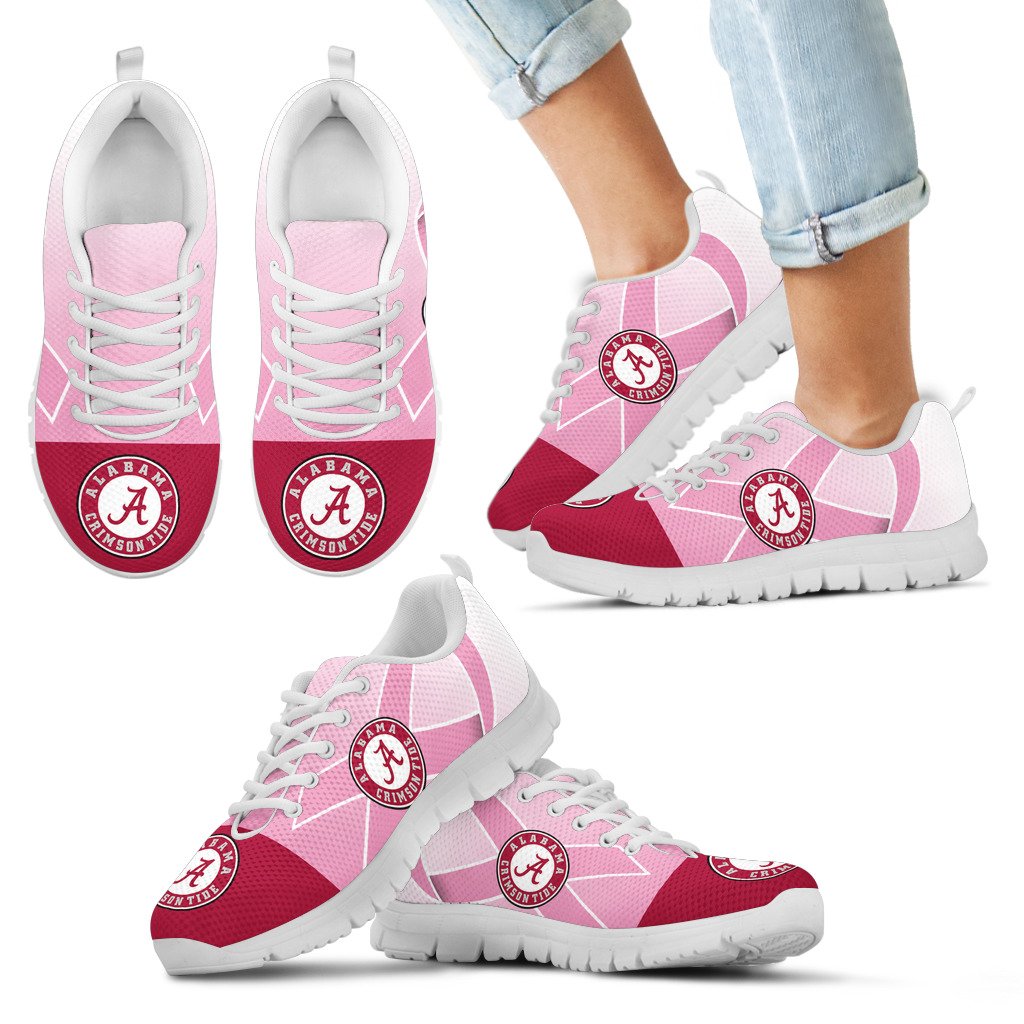 Alabama-Crimson-Tide-Cancer-Pink-Ribbon-Sneakers-1