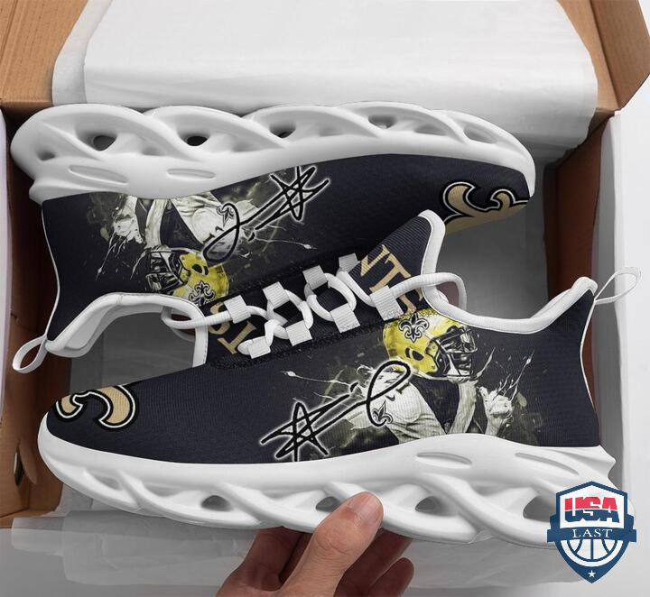 Alvin Kamara New Orleans Saints Max Soul Running Shoes Alvin Kamara New Orleans Saints Max Soul Running Shoes