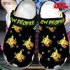 Amazing Baby Yoda Ew People Black Crocs Classic Clog Shoes