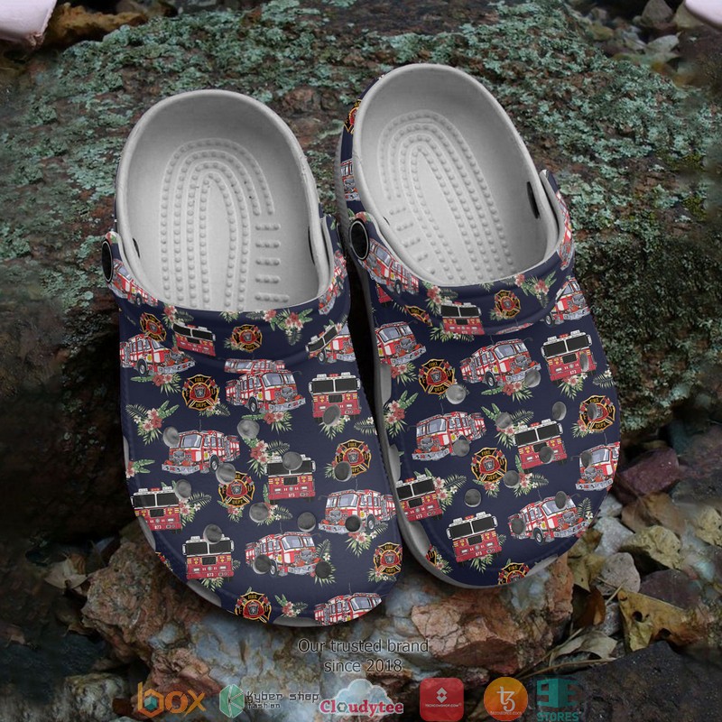 Amazing Firefighter Crocband Shoes Amazing Firefighter Crocband Shoes