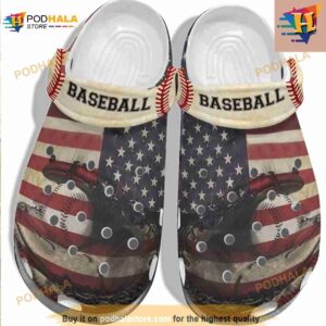 America Baseball Clogs For Batter Crocs Clog Shoes