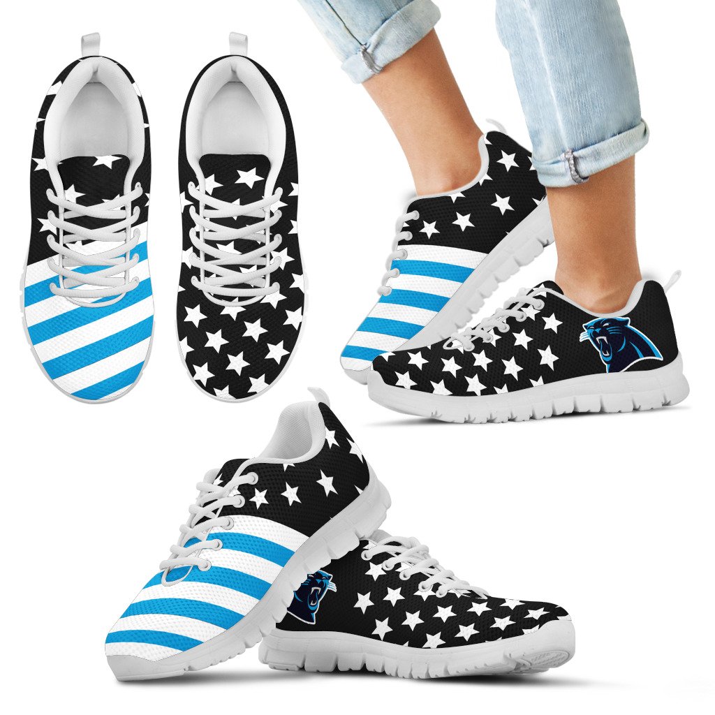 America-Flag-Full-Stars-Stripes-Carolina-Panthers-Sneakers-1