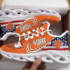 America Flag Ncaa Clemson Tigers Max Soul Shoes
