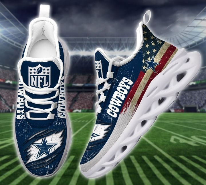 America-Flag-Nfl-Dallas-Cowboys-Max-Souls-Shoes-1
