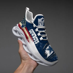 America Flag Nfl Dallas Cowboys Max Souls Shoes