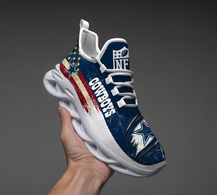 America Flag Nfl Dallas Cowboys Max Souls Shoes America Flag Nfl Dallas Cowboys Max Souls Shoes