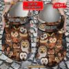 Animal Cute Owl Patterns For Man And Women Crocs Clog Shoes