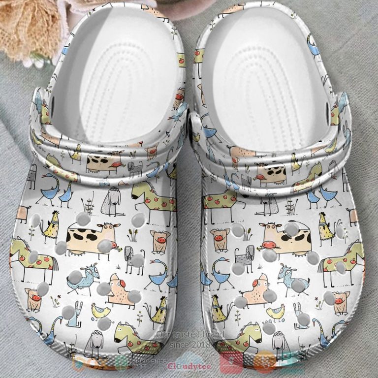 Animal-Famer-Pattern-Crocs-Crocband-Shoes-2