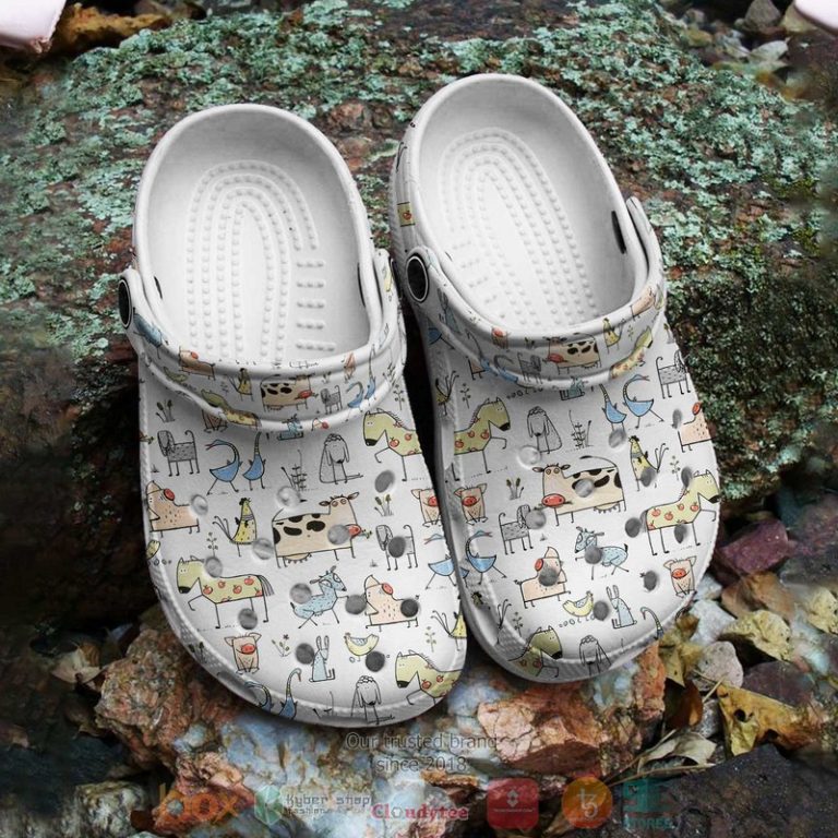 Animal-Famer-Pattern-Crocs-Crocband-Shoes-3