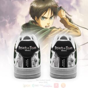 Aot Scout Eren Attack On Titan Anime Mixed Manga Air Force Shoes