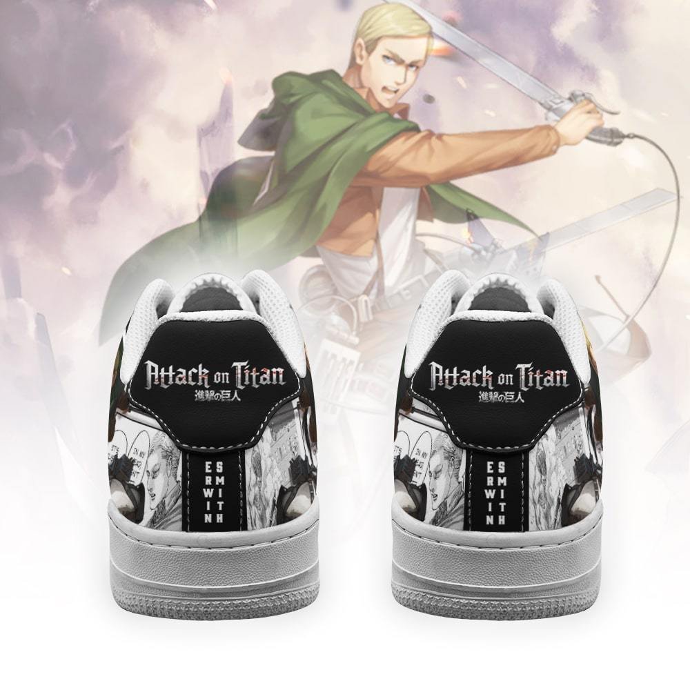 Aot Scout Erwin Attack On Titan Anime Mixed Manga Air Force Shoes Aot Scout Erwin Attack On Titan Anime Mixed Manga Air Force Shoes