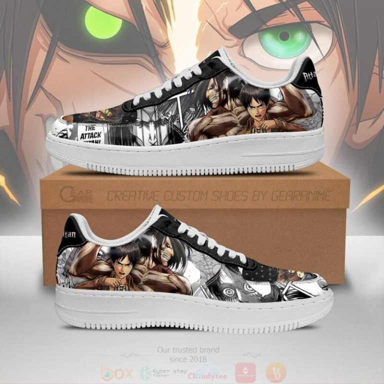 Aot-Titan-Eren-Attack-On-Titan-Anime-Manga-Air-Force-Shoes-1