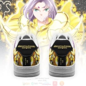 Aries Mu Uniform Saint Seiya Anime Air Force Shoes