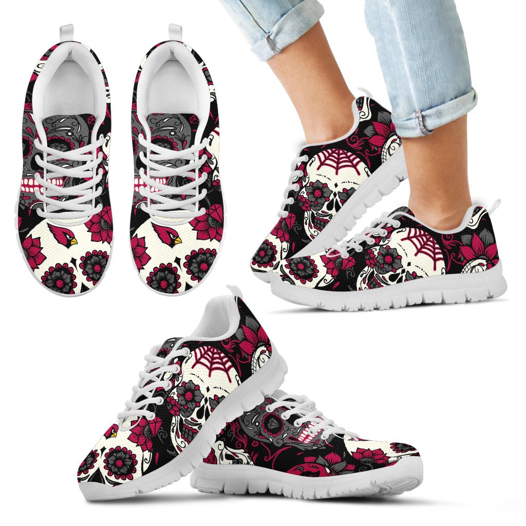 Arizona-Cardinals-Colorful-Sugar-Skull-Sneakers-1