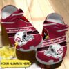 Arizona Cardinals Custom Name Crocband Crocs Clog Shoes