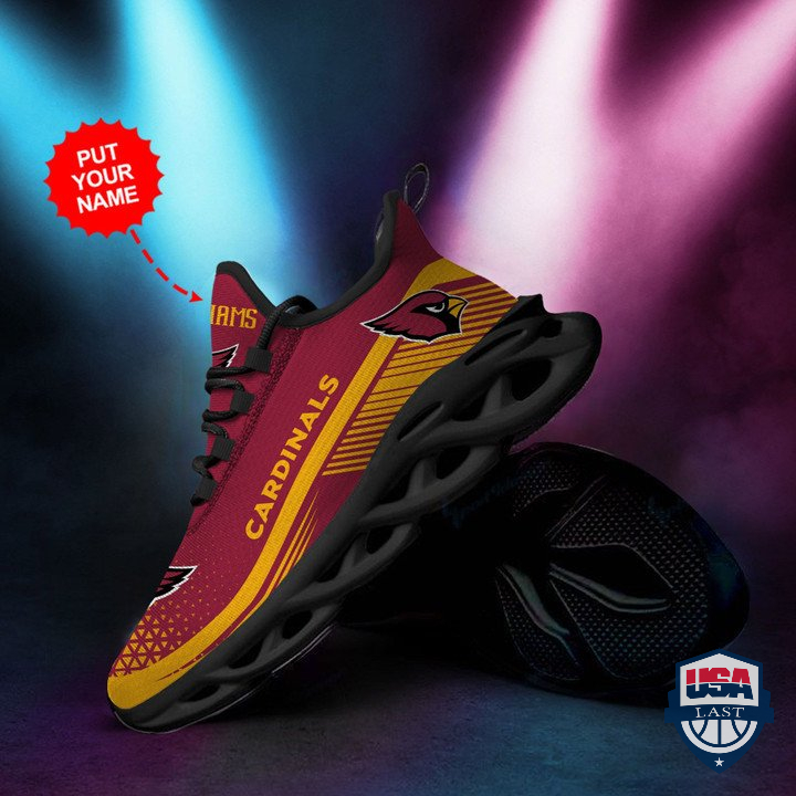 Arizona Cardinals Custom Name Running Sport Shoes 48 Arizona Cardinals Custom Name Running Sport Shoes 48