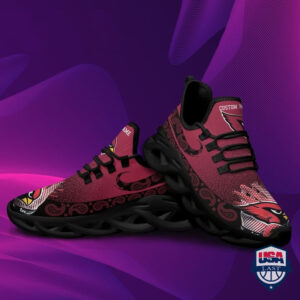 Arizona Cardinals Custom Name Sport Max Soul Sneaker 52