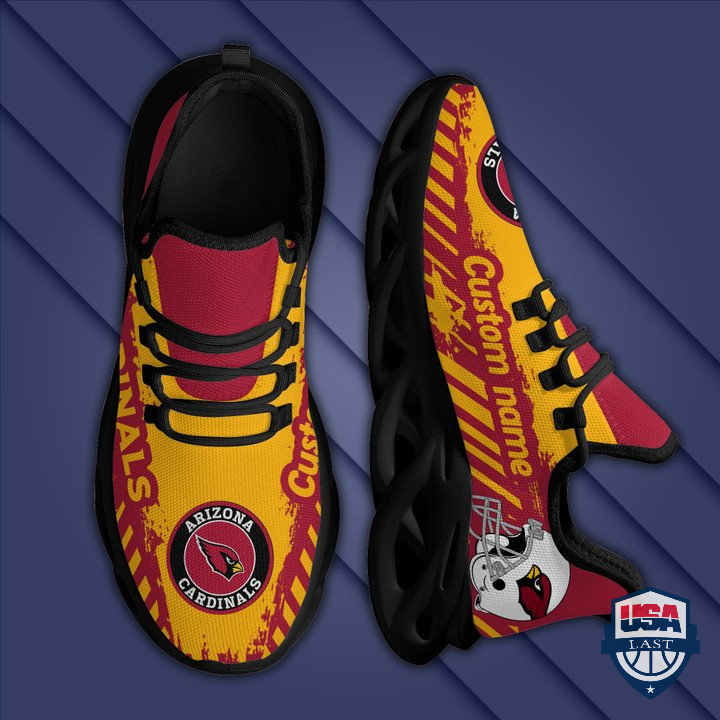 Arizona Cardinals Helmet Logo Custom Name Max Soul Sneaker 22 Arizona Cardinals Helmet Logo Custom Name Max Soul Sneaker 22