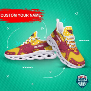 Arizona Cardinals Nfl Max Soul Custom Name Shoes Luxury 59