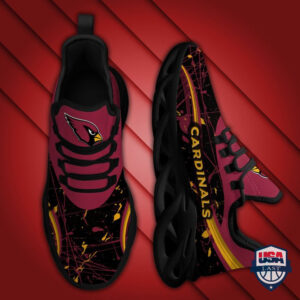 Arizona Cardinals Splash Colors Max Soul Sneaker 03