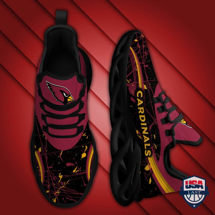 Arizona Cardinals Splash Colors Max Soul Sneaker 03 Arizona Cardinals Splash Colors Max Soul Sneaker 03