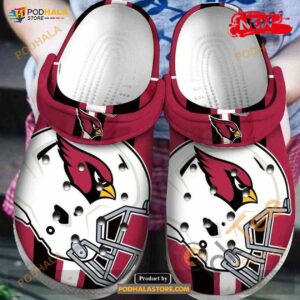 Arizona Cardinals Teams Football Helmet Gift For Fan Rubber Crocs Crocband Clogs