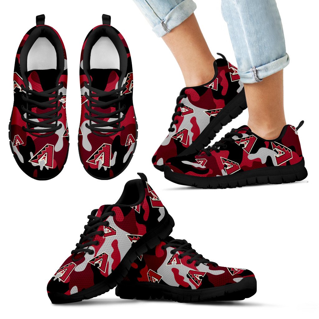 Arizona Diamondbacks Cotton Camouflage Fabric Military Solider Style Sneakers Arizona Diamondbacks Cotton Camouflage Fabric Military Solider Style Sneakers