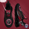 Atlanta Falcons Mascot Custom Name Max Soul Shoes